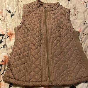 Brown/tanish color, size small